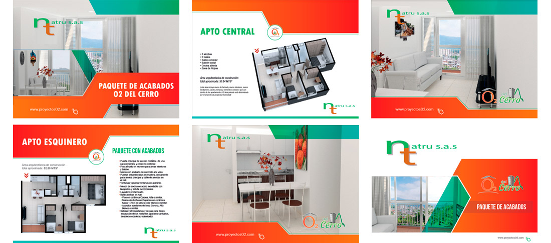 Diseño de brochure para la empresa Natru