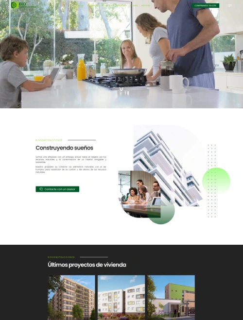 Diseño Pagina Web Constructora