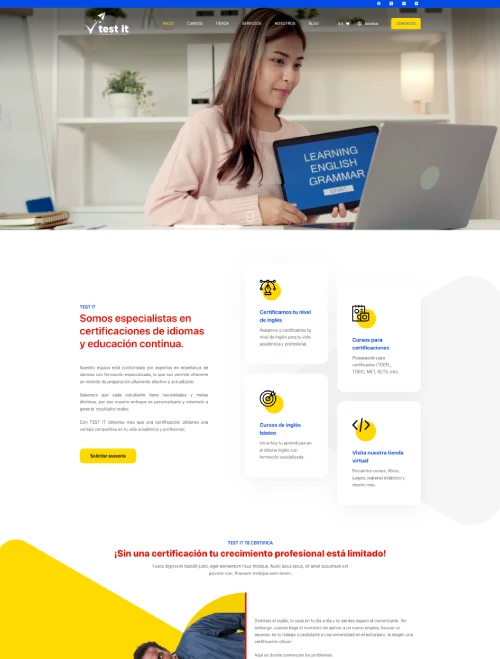 Diseño Pagina Web eLearning